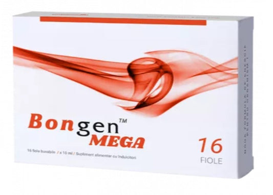 Bongen Mega – 16 Ampoules – Joint Support & Energy Boost with Collagen, Hyaluronic Acid & Vitamins
