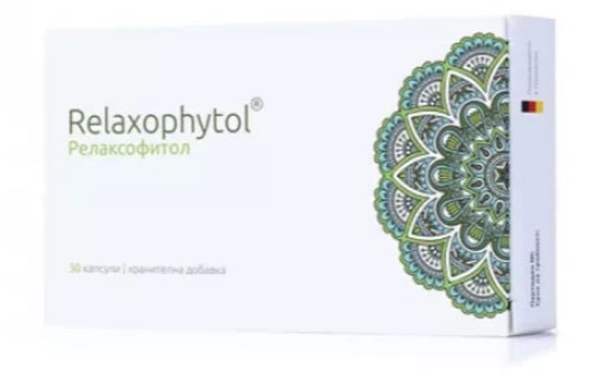 Relaxophytol 30 Capsules – Natural Stress Relief & Sleep Support by NaturPharma