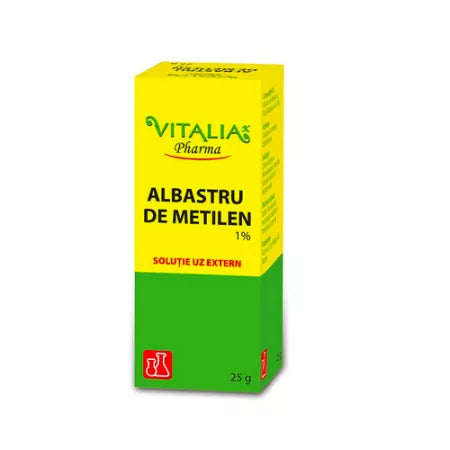 Methylene Blue 1% – Antiseptic Solution for Skin & Mucosa, 25g | Vitalia