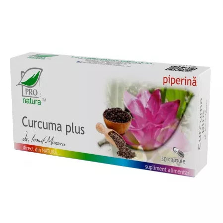 Turmeric plus piperine - supports digestive and liver functions and ensures normal functioning of joints and the nervous system