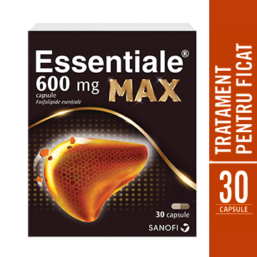 Essentiale MAX, 600 mg, 30 capsule, Sanofi - Body detoxification, Liver protection