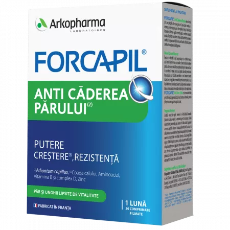 Forcapil anti-hair loss, 30 film-coated tablets