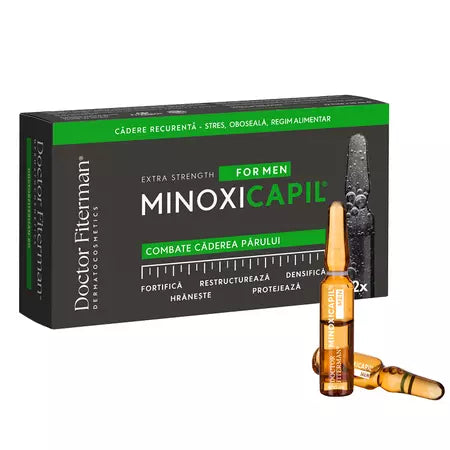 Minoxicapil Men, anti hair loss, 12 ampoules x 10 ml, Doctor Fiterman