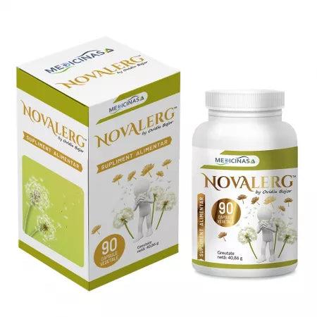 Novalerg by Ovidiu Bojor, 90 vegetable capsules, Medicinas
