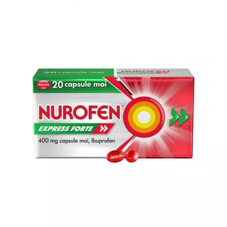 Nurofen Express Forte, 400 mg, soft capsules