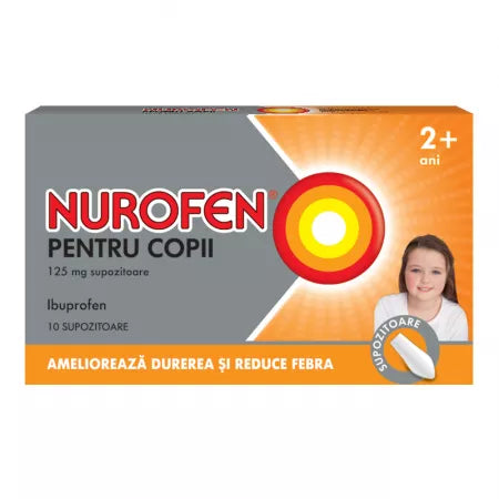 Nurofen for children 2-6 years, 125 mg, 10 suppositories