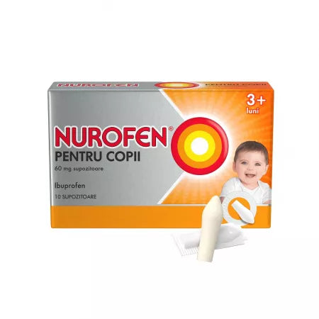 Nurofen for children 3 months+, 60 mg, 10 suppositories