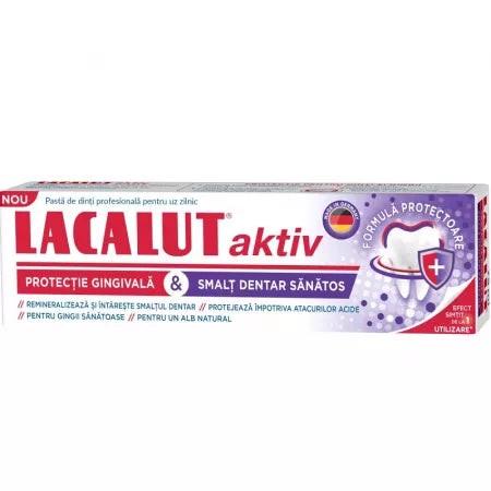 10x  75ml   Lacalut Aktiv Enamel toothpaste